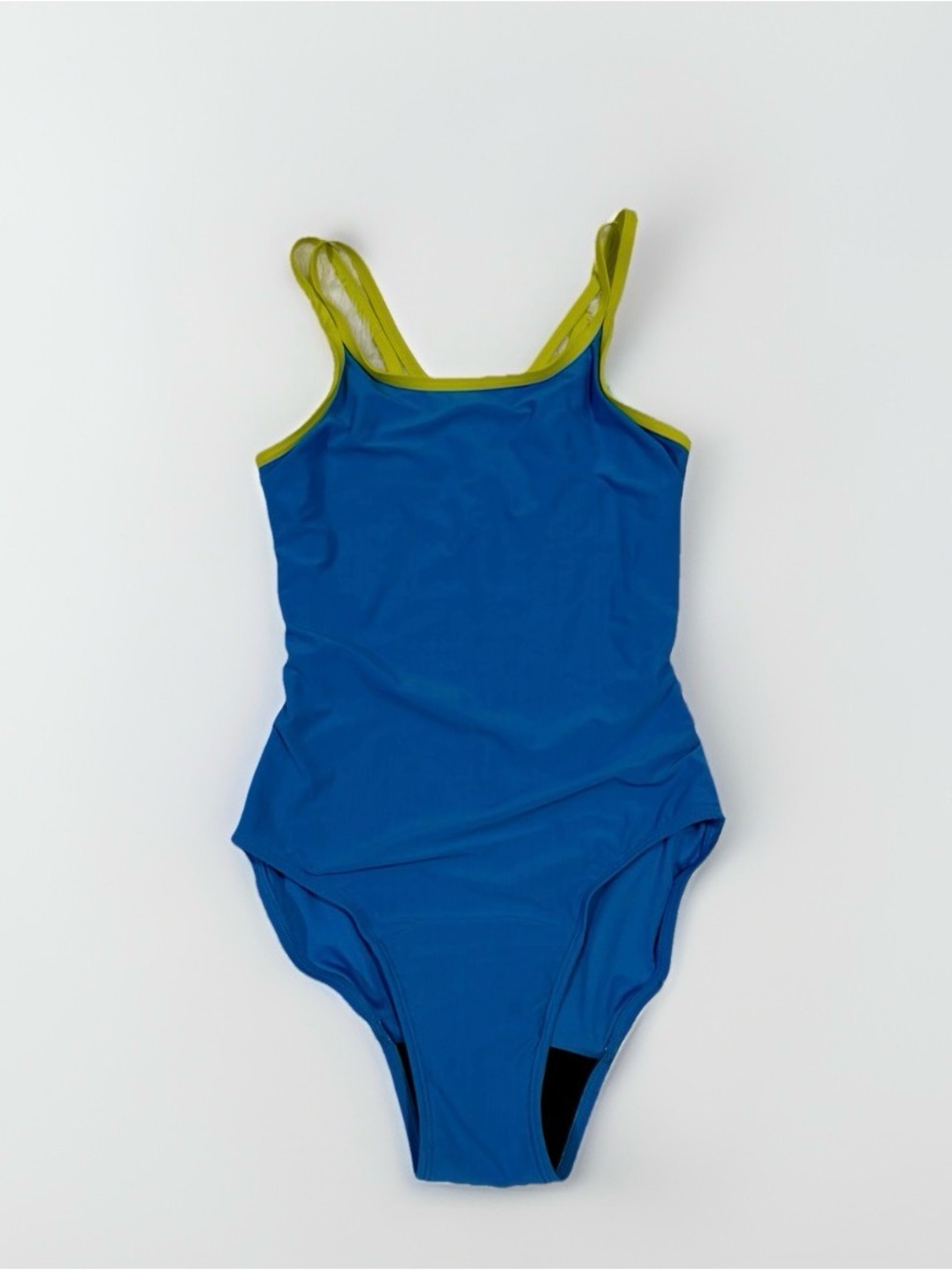 Love Luna First Period Swimsuit Size 10 Medium Flow Blue & Yellow One Piece